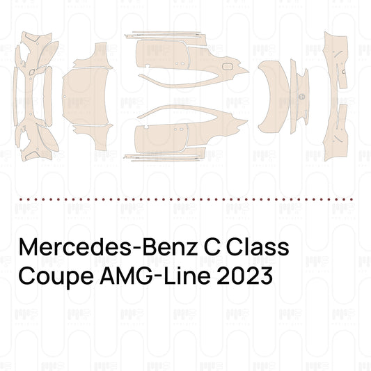 PPF prédécoupé Mercedes-Benz C Class Coupe AMG-Line 2023
