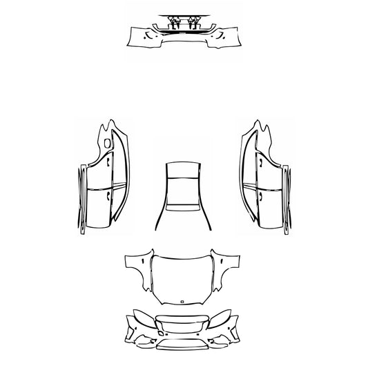 Pre-Cut PPF Mercedes-Benz C Class Estate AMG C43 2019 - PPF-Kits