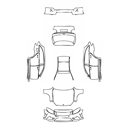 Pre-Cut PPF Mercedes-Benz C Class Estate AMG Line 2020 - PPF-Kits