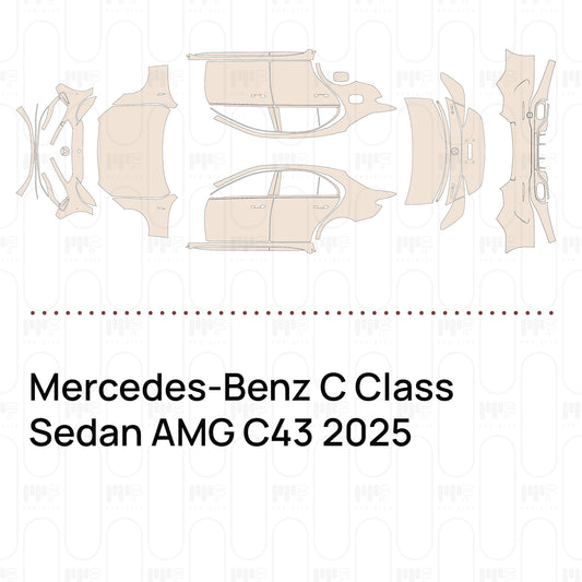 PPF prédécoupé Mercedes-Benz C Class Sedan AMG C43 2025
