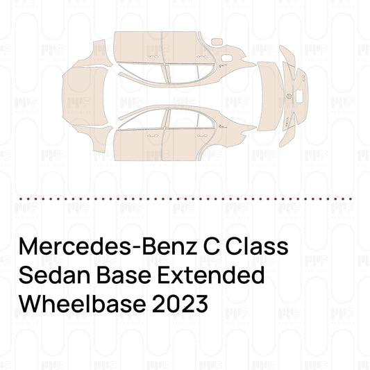 PPF prédécoupé Mercedes-Benz C Class Sedan Base Extended Wheelbase 2023