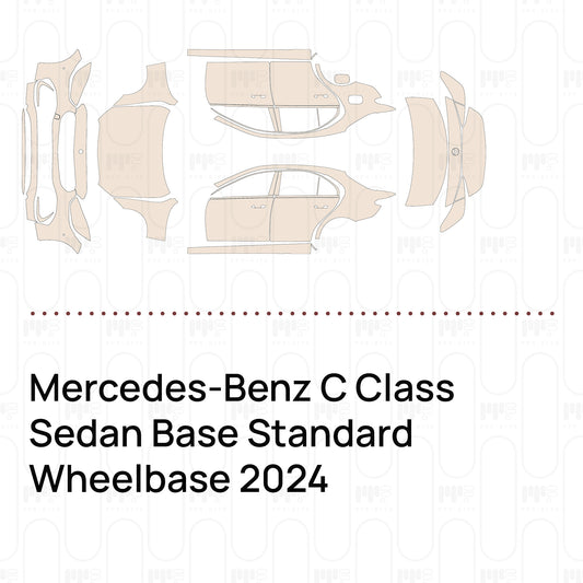 PPF prédécoupé Mercedes-Benz C Class Sedan Base Standard Wheelbase 2024