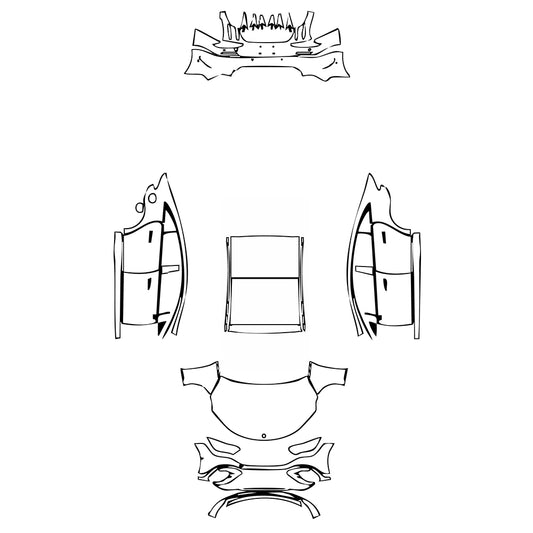 Pre-Cut PPF Mercedes-Benz EQE AMG 53 2024 - PPF-Kits