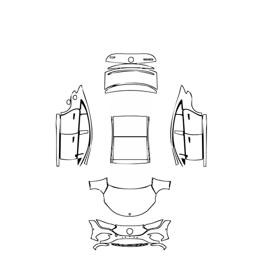 Pre-Cut PPF Mercedes-Benz EQE Luxury 2022 - PPF-Kits