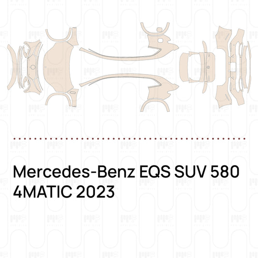 PPF prédécoupé Mercedes-Benz EQS SUV 580 4MATIC 2023