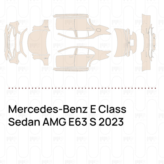 PPF prédécoupé Mercedes-Benz E Class Sedan AMG E63 S 2023
