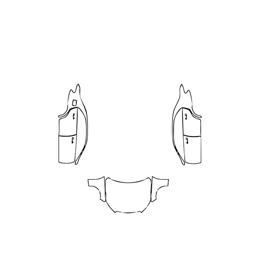 Pre-Cut PPF Mercedes-Benz E Class Sedan Luxury Standard Wheelbase 2015 - PPF-Kits