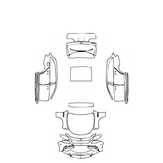 Pre-Cut PPF Mercedes-Benz E Class Wagon Estate AMG E63 2020 - PPF-Kits