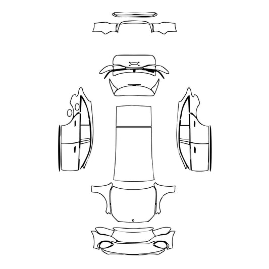 Pre-Cut PPF Mercedes-Benz E Class Wagon Estate All-Terrain 2025 - PPF-Kits