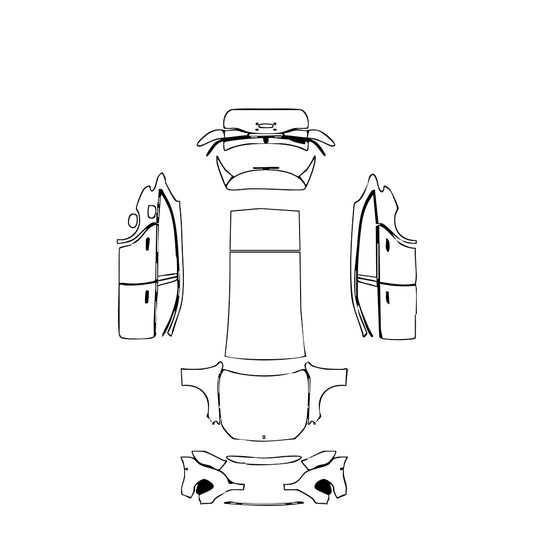 Pre-Cut PPF Mercedes-Benz E Class Wagon Estate Base 2025 - PPF-Kits