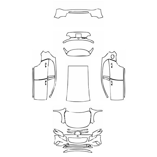 Pre-Cut PPF Mercedes-Benz GLA Base 2013 - PPF-Kits