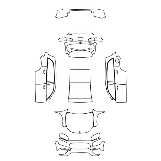 Pre-Cut PPF Mercedes-Benz GLB AMG Line 2021 - PPF-Kits