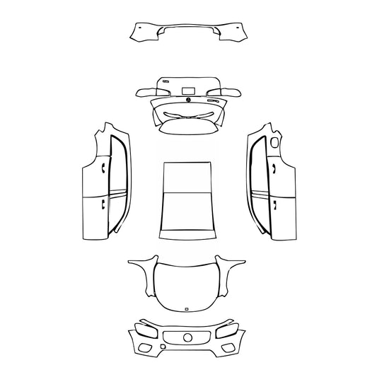 Pre-Cut PPF Mercedes-Benz GLB Base 2023 - PPF-Kits