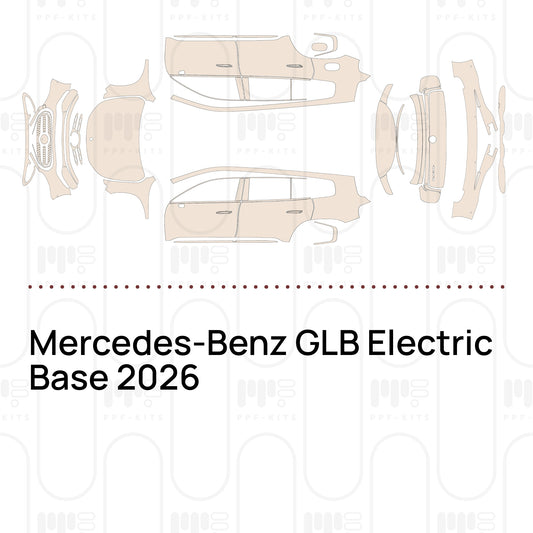 Mercedes-Benz GLB Electric Base 2026 – Film de protection PPF prédécoupé