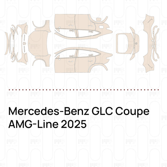 PPF prédécoupé Mercedes-Benz GLC Coupe AMG-Line 2025