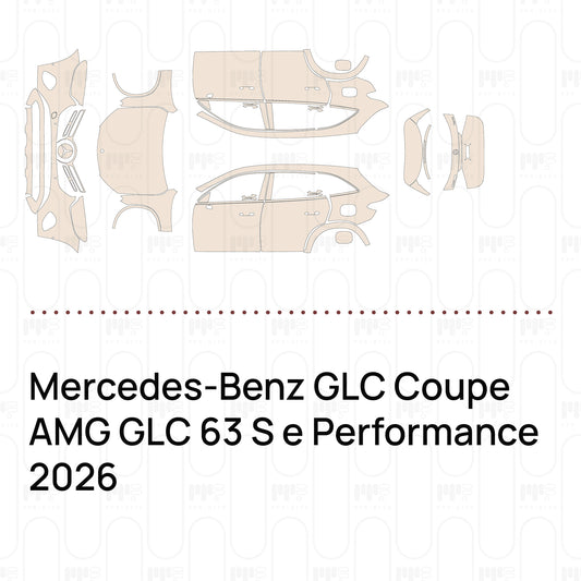 PPF prédécoupé Mercedes-Benz GLC Coupe AMG GLC 63 S e Performance 2026
