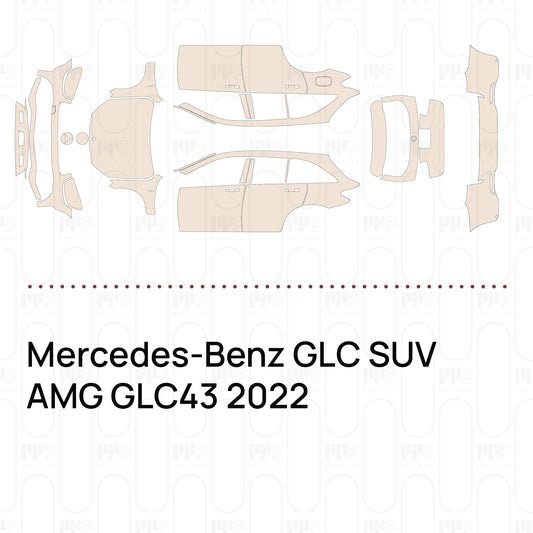 PPF prédécoupé Mercedes-Benz GLC SUV AMG GLC43 2022