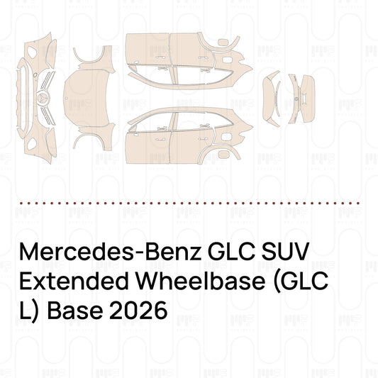 PPF prédécoupé Mercedes-Benz GLC SUV Extended Wheelbase (GLC L) Base 2026