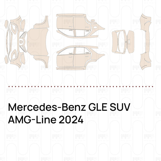 PPF prédécoupé Mercedes-Benz GLE SUV AMG-Line 2024