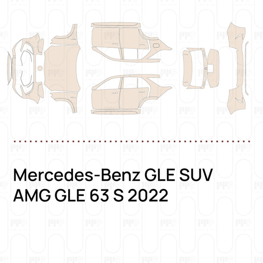 PPF prédécoupé Mercedes-Benz GLE SUV AMG GLE 63 S 2022