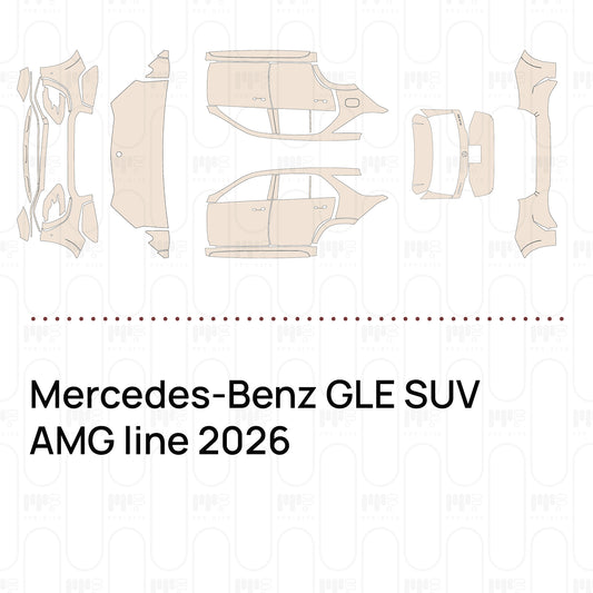 PPF prédécoupé Mercedes-Benz GLE SUV AMG line 2026