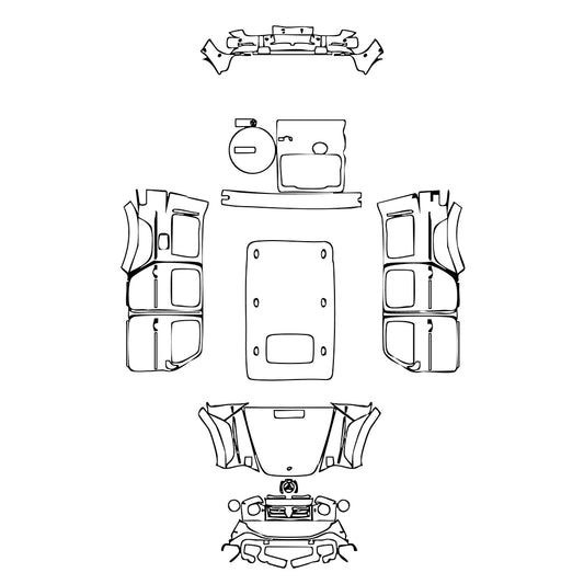 Pre-Cut PPF Mercedes-Benz G Class G450 2025 - PPF-Kits