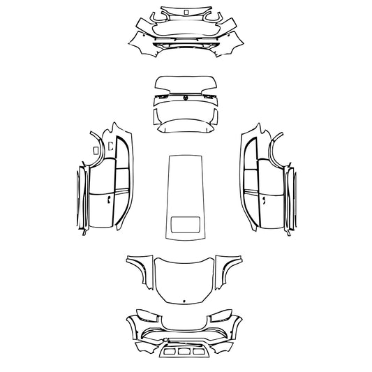 Pre-Cut PPF Mercedes-Benz Maybach GLS 2021 - PPF-Kits