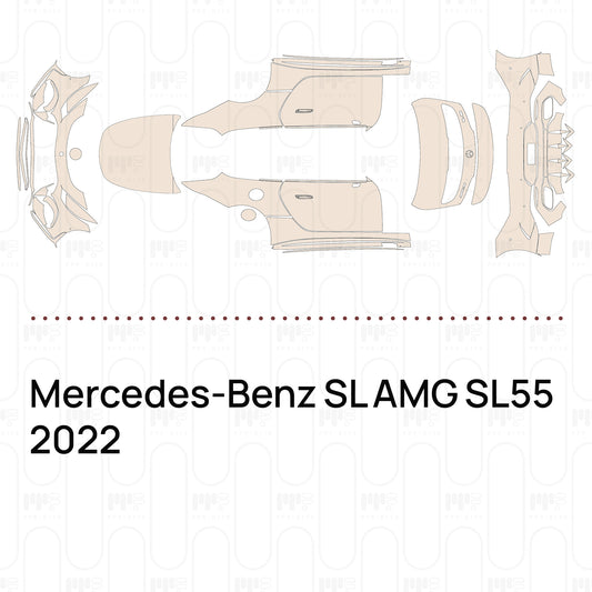 PPF prédécoupé Mercedes-Benz SL AMG SL55 2022