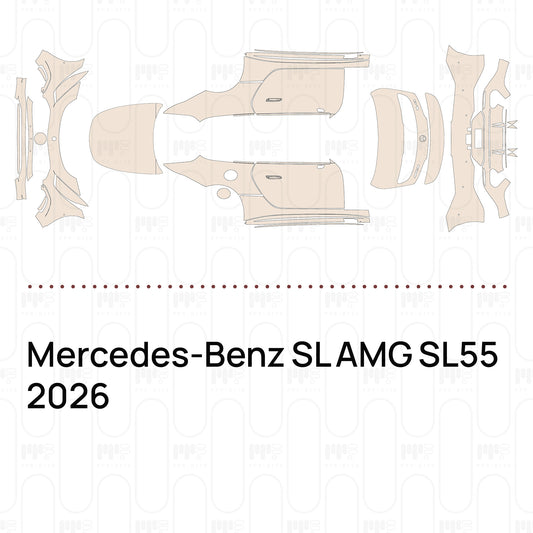 PPF prédécoupé Mercedes-Benz SL AMG SL55 2026