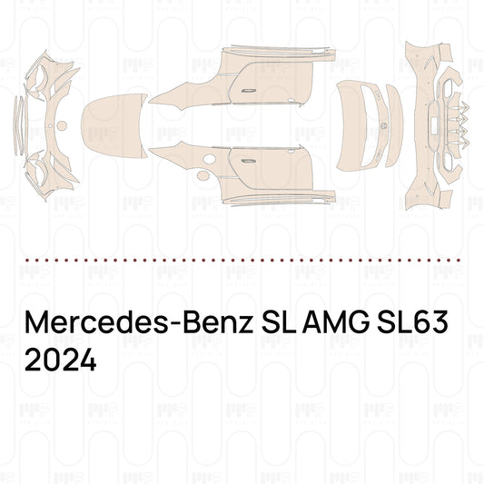 PPF prédécoupé Mercedes-Benz SL AMG SL63 2024