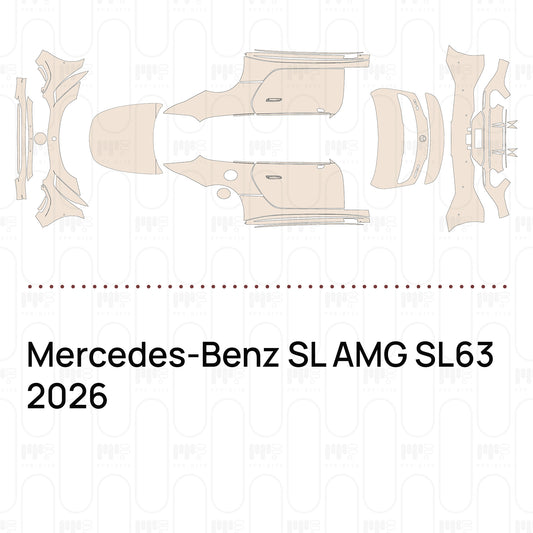 PPF prédécoupé Mercedes-Benz SL AMG SL63 2026