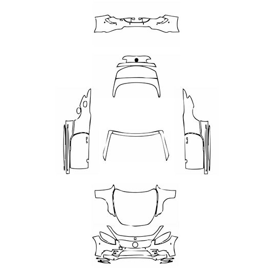 Pre-Cut PPF Mercedes-Benz S Class Cabriolet AMG Line 2018 - PPF-Kits