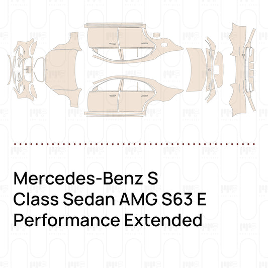 PPF prédécoupé Mercedes-Benz S Class Sedan AMG S63 E Performance Extended Wheelbase 2026