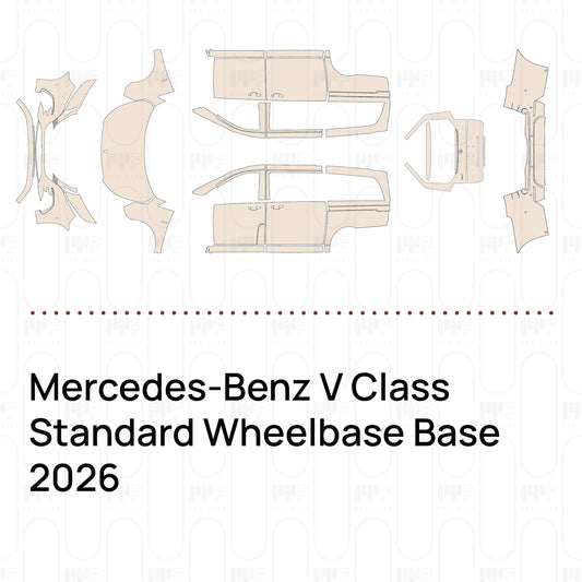 PPF prédécoupé Mercedes-Benz V Class Standard Wheelbase Base 2026