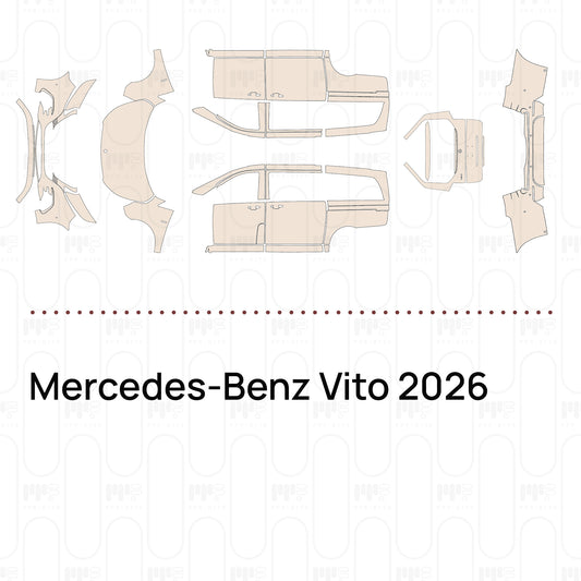 PPF prédécoupé Mercedes-Benz Vito 2026