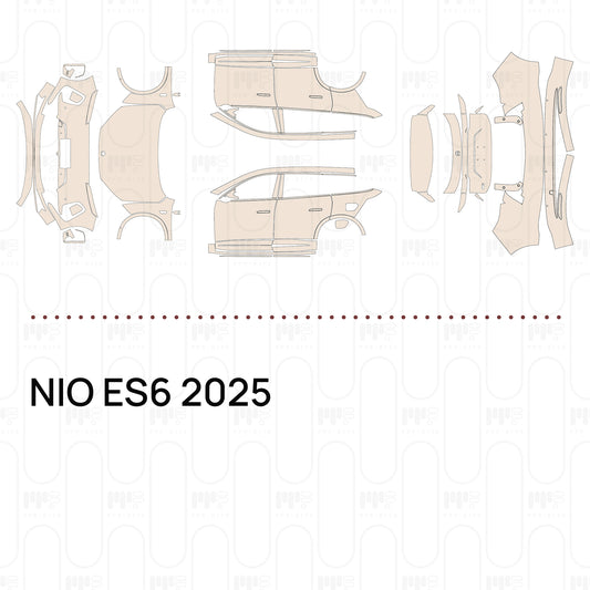 PPF prédécoupé NIO ES6 2025