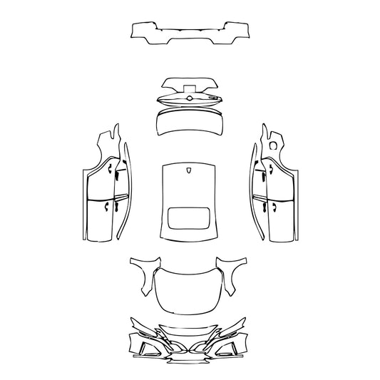 Pre-Cut PPF Nissan Altima (US) SV 2025 - PPF-Kits