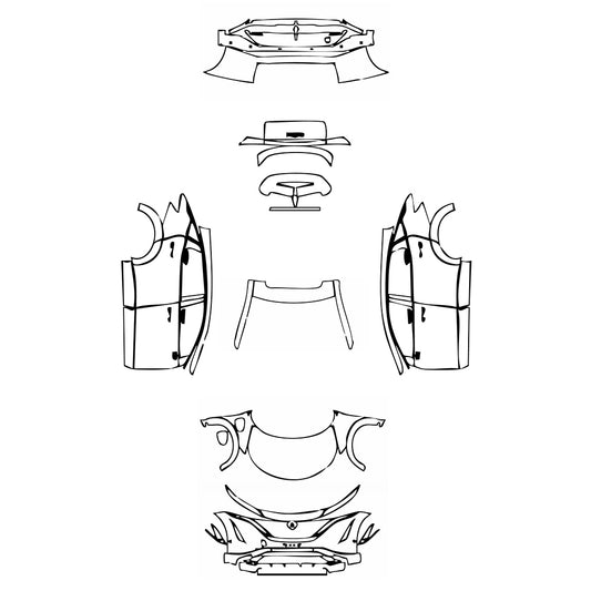 Pre-Cut PPF Nissan Ariya (US) Platinum+ 2024 - PPF-Kits