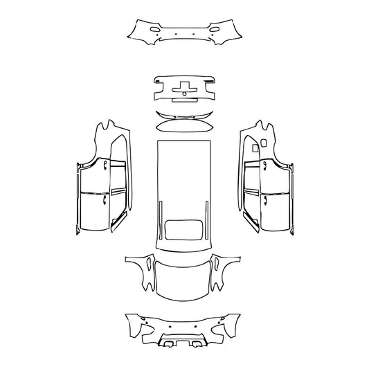 Pre-Cut PPF Nissan Armada (US) Base 2017 - PPF-Kits