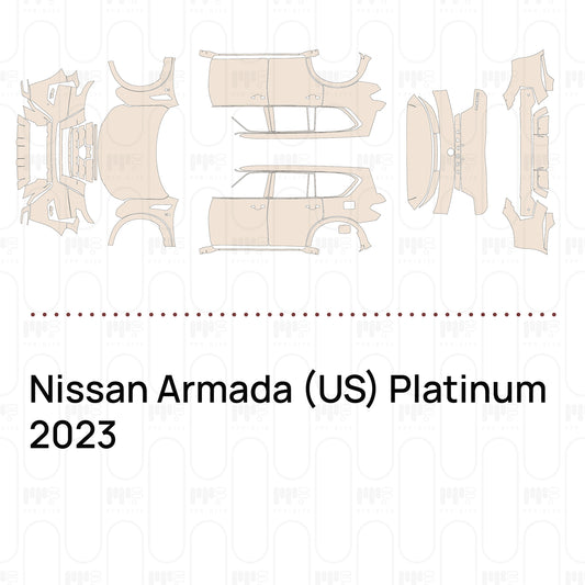 PPF prédécoupé Nissan Armada (US) Platinum 2023