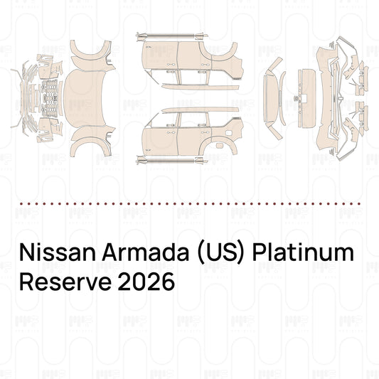 PPF prédécoupé Nissan Armada (US) Platinum Reserve 2026