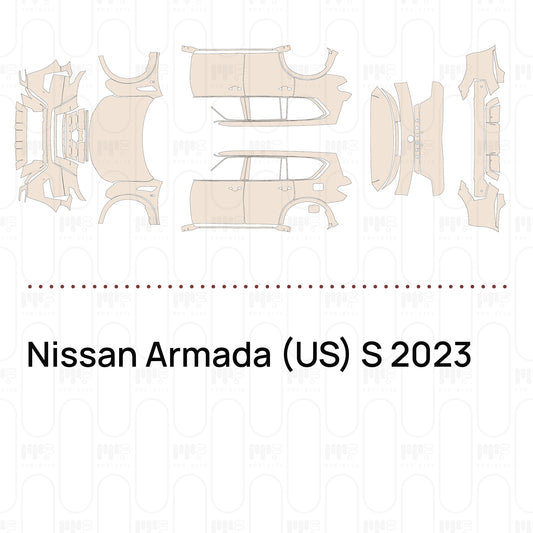 PPF prédécoupé Nissan Armada (US) S 2023