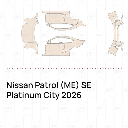 PPF prédécoupé Nissan Patrol (ME) SE Platinum City 2026