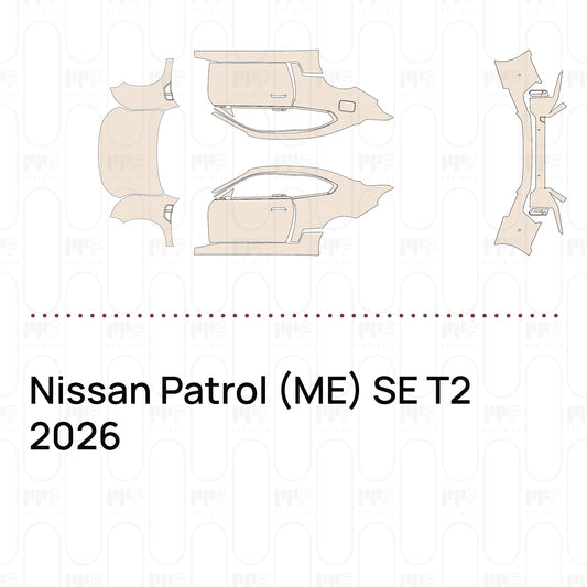 PPF prédécoupé Nissan Patrol (ME) SE T2 2026