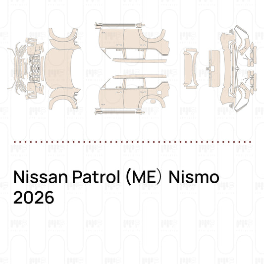 PPF prédécoupé Nissan Patrol (ME) Nismo 2026