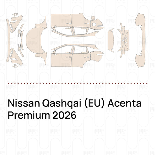 PPF prédécoupé Nissan Qashqai (EU) Acenta Premium 2026