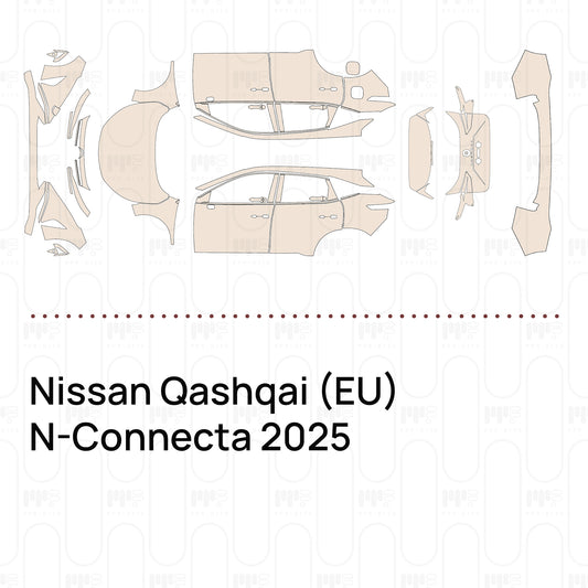 PPF prédécoupé Nissan Qashqai (EU) N-Connecta 2025