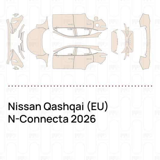 PPF prédécoupé Nissan Qashqai (EU) N-Connecta 2026
