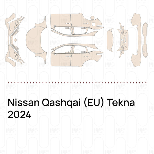PPF prédécoupé Nissan Qashqai (EU) Tekna 2024
