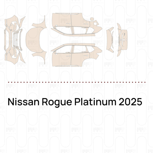 PPF prédécoupé Nissan Rogue Platinum 2025
